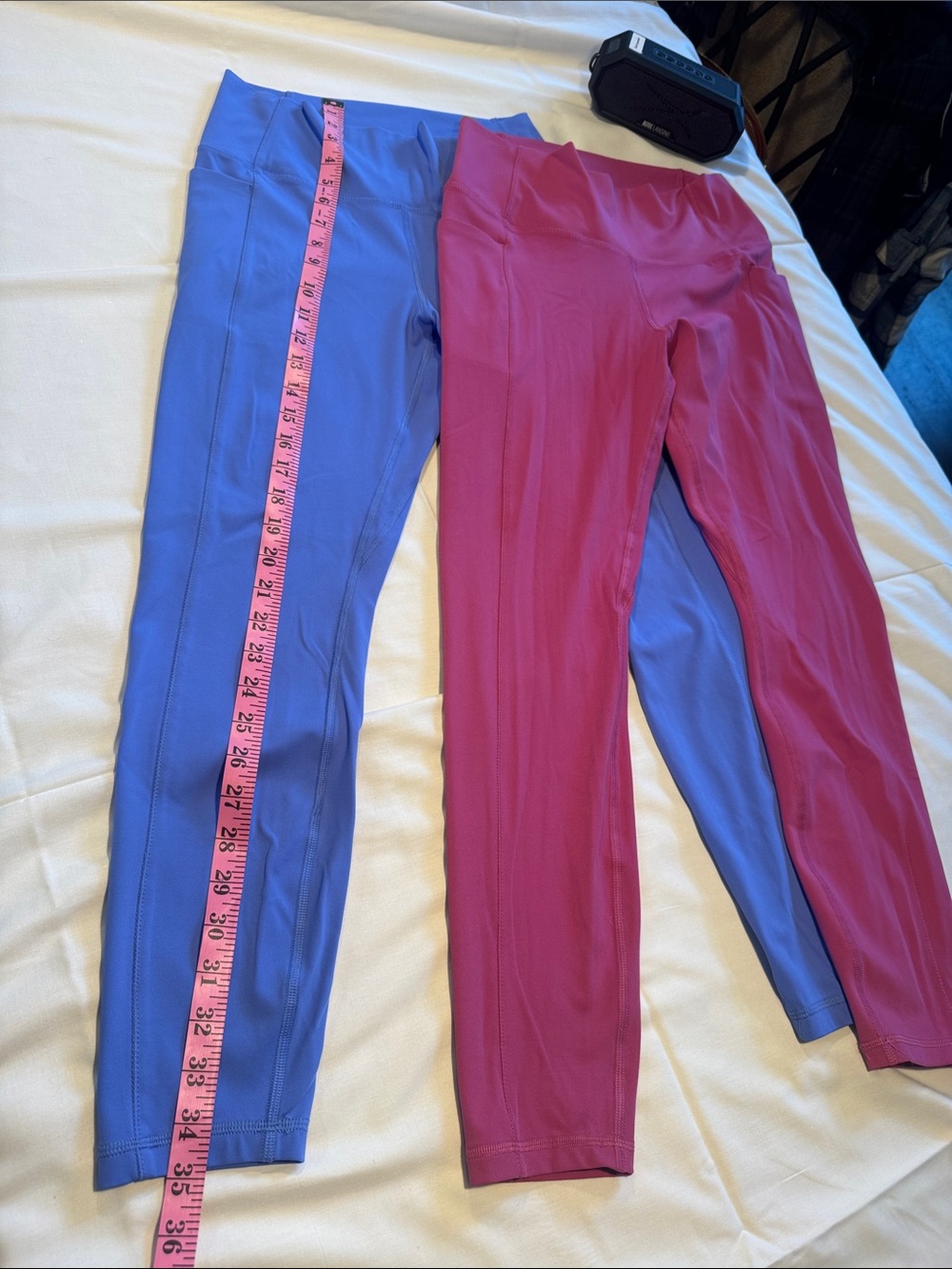 2 pair Avia Blue and Berry (size M) Performance leggings